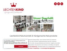 Tablet Screenshot of liechtenkind.com